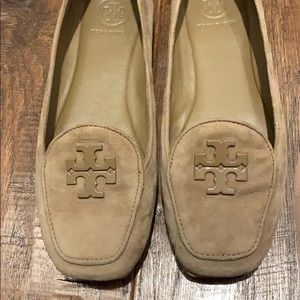 Tory burch loafers- brown suede- only worn twice